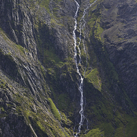 Buy canvas prints of  Cwm Idwal mountain stream by Rory Trappe