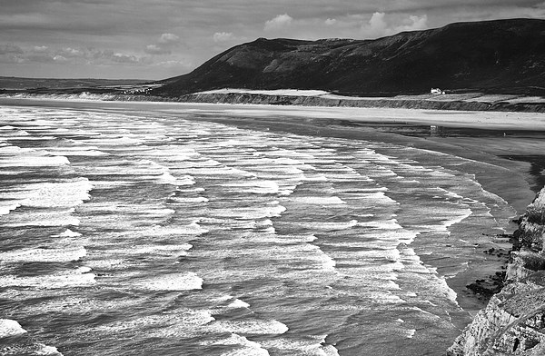  Rhossili bay Picture Board by Rory Trappe