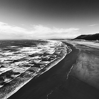 Buy canvas prints of  Rhossili bay by Rory Trappe