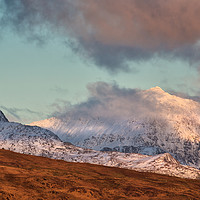 Buy canvas prints of Snowdon - A break in the clouds by Rory Trappe