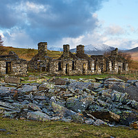 Buy canvas prints of Abandoned miners cottages by Rory Trappe
