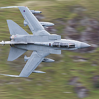 Buy canvas prints of RAF Tornado through the gap by Rory Trappe