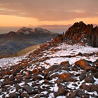 Buy canvas prints of Dawn at Castell y Gwynt by Rory Trappe