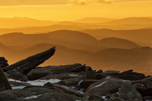 View from Glyder Fach Picture Board by Rory Trappe