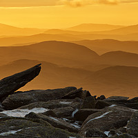 Buy canvas prints of View from Glyder Fach by Rory Trappe