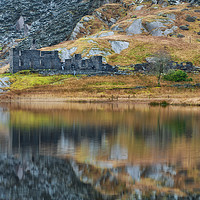 Buy canvas prints of Cwmorthin cottages by Rory Trappe
