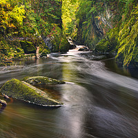 Buy canvas prints of Fairy Glen - Betws y Coed by Rory Trappe