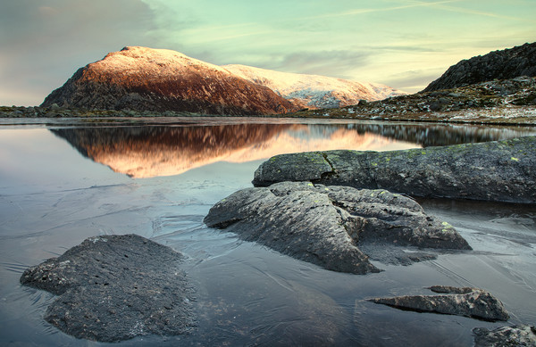 Llyn Bochlwyd in the Ogwen Valley  Picture Board by Rory Trappe