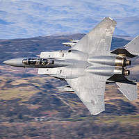 Buy canvas prints of F15 Strike Eagle over Wales by Rory Trappe