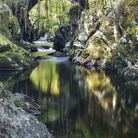 Buy canvas prints of Penmachno Pack Horse Bridge by Rory Trappe