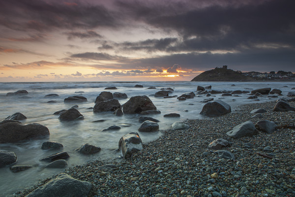 Criccieth sunset Picture Board by Rory Trappe