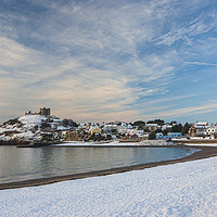 Buy canvas prints of Criccieth mid Winter by Rory Trappe