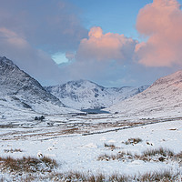 Buy canvas prints of The Ogwen Valley - Mid Winter by Rory Trappe