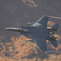 Buy canvas prints of F15 on the Mach Loop by Rory Trappe