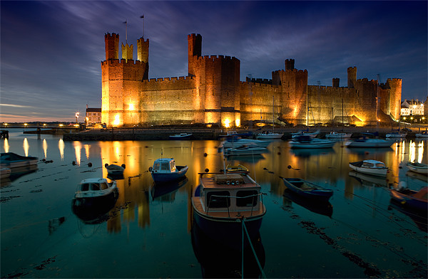 Caernarfon castle Picture Board by Rory Trappe