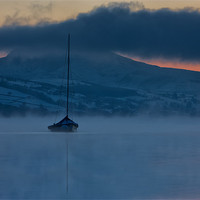 Buy canvas prints of Boat on Llyn Tegid by Rory Trappe