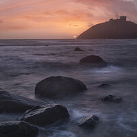 Buy canvas prints of Criccieth castle by Rory Trappe