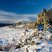 Buy canvas prints of Bryn eithin in snow by Rory Trappe