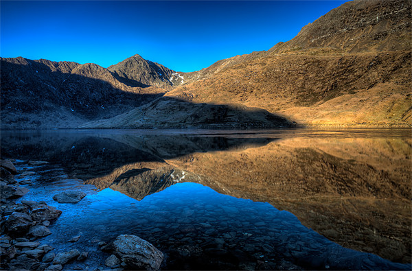 Snowdon and Llyn Llydaw Picture Board by Rory Trappe