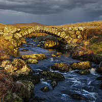 Buy canvas prints of  Migneint pack horse bridge by Rory Trappe