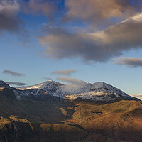 Buy canvas prints of The Snowdon Mountain range by Rory Trappe