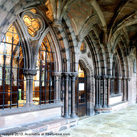 Buy canvas prints of The East Cloister by Jacqui Kilcoyne