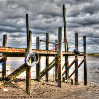 Buy canvas prints of Jetty at Skipool Creek by Jacqui Kilcoyne