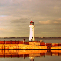 Buy canvas prints of Lighthouse in Afternoon Sun  by Jacqui Kilcoyne