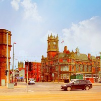Buy canvas prints of  Talbot Square. Blackpool by Jacqui Kilcoyne