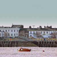 Buy canvas prints of Low Tide at Fleetwood by Jacqui Kilcoyne