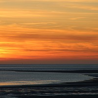 Buy canvas prints of Sunset at Knott End on Sea by Jacqui Kilcoyne