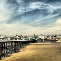 Buy canvas prints of Pier from the Sea End. by Jacqui Kilcoyne