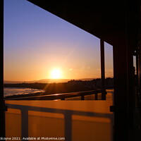 Buy canvas prints of Sunrise from a Knott End Balcony by Jacqui Kilcoyne