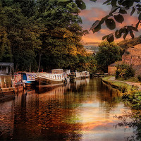 Buy canvas prints of The Canal by Irene Burdell