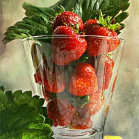 Buy canvas prints of Strawberries anyone ? by Irene Burdell