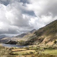 Buy canvas prints of Snowdonia . by Irene Burdell
