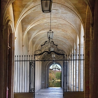 Buy canvas prints of  Abbaye des Benedictins  by Irene Burdell