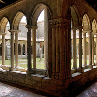 Buy canvas prints of   The Cloisters  by Irene Burdell