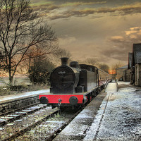 Buy canvas prints of  Hawes Station. by Irene Burdell