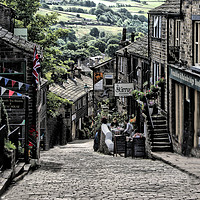 Buy canvas prints of Haworth Yorkshire by Irene Burdell