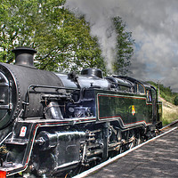 Buy canvas prints of Steam Train. by Irene Burdell