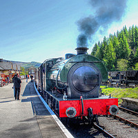 Buy canvas prints of Embsay Station by Irene Burdell