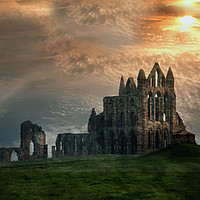 Buy canvas prints of Whitby Abbey  by Irene Burdell