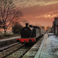 Buy canvas prints of Hawes Station  by Irene Burdell