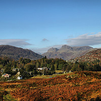 Buy canvas prints of  The Lake District by Irene Burdell