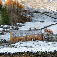 Buy canvas prints of Snow on the Trough of Bowland. by Irene Burdell