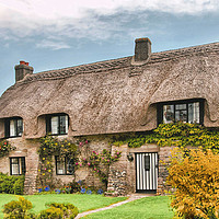 Buy canvas prints of Dorset Cottage  by Irene Burdell
