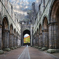 Buy canvas prints of Kirkstall Abbey  by Irene Burdell