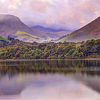 Buy canvas prints of Derwent Water Lake District  by Irene Burdell
