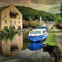 Buy canvas prints of Hebden Yorkshire by Irene Burdell